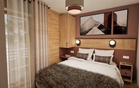 Rent in ski resort Appart'Hôtel L'Ecrin Blanc - La Rosière - Bedroom