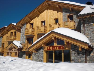 Rent in ski resort Chalet le Refuge la Rosière - La Rosière - Winter outside