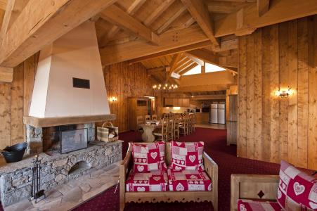 Ski verhuur Appartement 7 kamers 12-14 personen - Chalet le Refuge la Rosière - La Rosière - Woonkamer