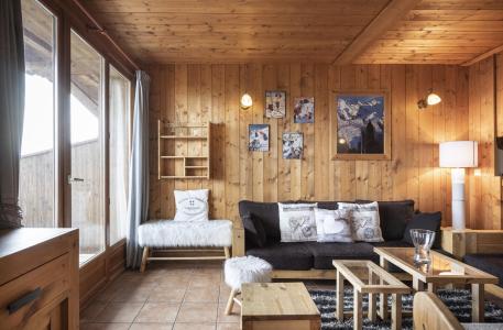 Rent in ski resort Chalets Kandahar - La Rosière - Living room