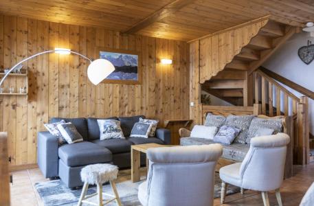 Rent in ski resort Chalets Kandahar - La Rosière - Living room