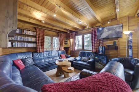 Rent in ski resort 6 room apartment 14 people - Chocard - La Rosière - Living room