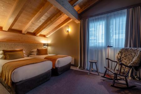 Rent in ski resort Privilege Suite 5 people - I.L.Y Hotels La Rosière - La Rosière - Twin beds