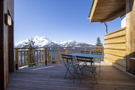 Skiverleih 4-Zimmer-Appartment für 8 Personen (8) - La Résidence les Alpages - La Rosière - Balkon