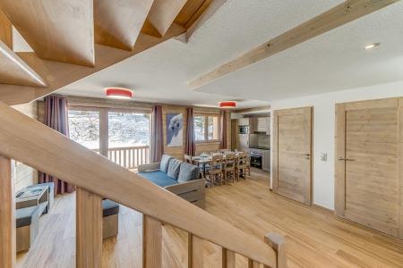 Rent in ski resort 3 room duplex apartment cabin 8 people (405) - Le Roc Noir - La Rosière - Living room