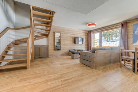 Ski verhuur Appartement duplex 3 kabine kamers 8 personen (405) - Le Roc Noir - La Rosière - Woonkamer