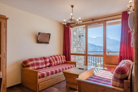 Rent in ski resort 2 room apartment 2-4 people - Les Balcons de la Rosière - La Rosière - Living room