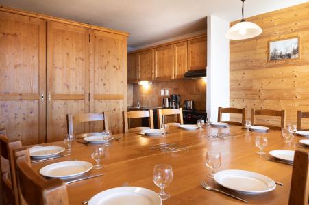 Rent in ski resort 8 room apartment 14-16 people - Les Balcons de la Rosière - La Rosière - Living room
