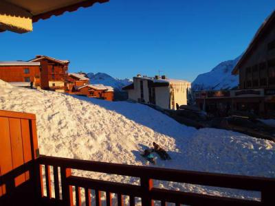 Ski verhuur Studio bergnis 4 personen (7D) - Les Chalets de la Rosière - La Rosière - Terras