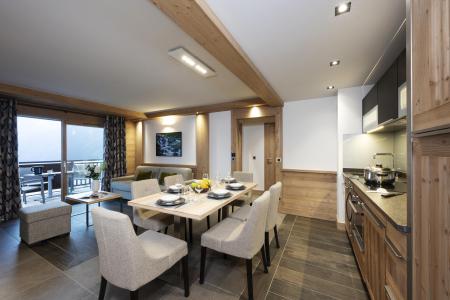 Rent in ski resort 3 room apartment 6 people - Résidence Alpen Lodge - La Rosière - Dining area