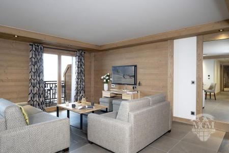 Rent in ski resort Résidence Alpen Lodge - La Rosière - Living room