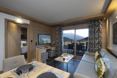 Rent in ski resort Résidence Alpen Lodge - La Rosière - Living room