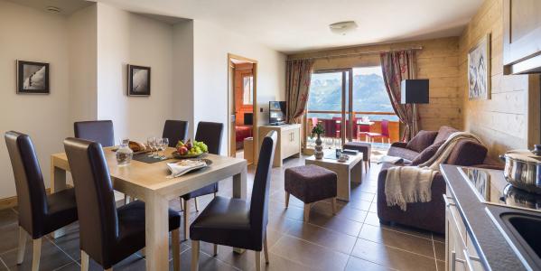 Location au ski Résidence CGH Boutique Le Lodge Hemera - La Rosière - Coin repas