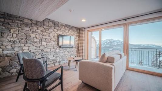 Ski verhuur Appartement duplex 3 kamers 4-6 personen (503) - Résidence Hôtelière Sky - La Rosière - Woonkamer