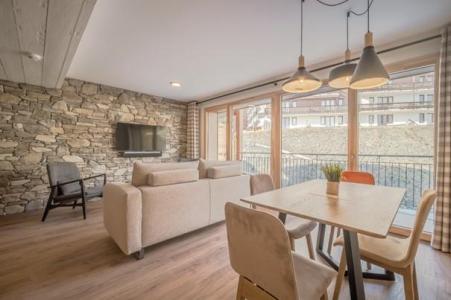 Ski verhuur Appartement duplex 4 kamers 6 personen (505) - Résidence Hôtelière Sky - La Rosière - Woonkamer