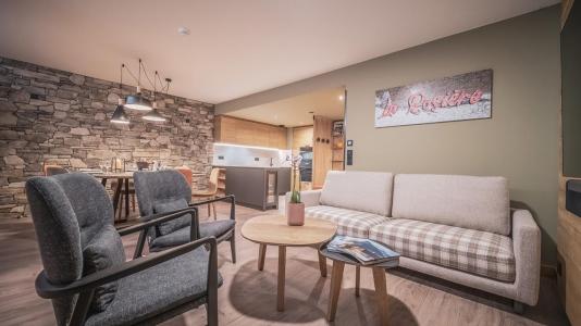 Location au ski Appartement duplex 4 pièces cabine 8-10 personnes - Résidence Hôtelière Sky - La Rosière - Séjour