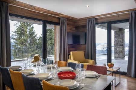 Rent in ski resort 3 room apartment cabin 8 people (2) - Résidence l'Orée du Bois - La Rosière - Table