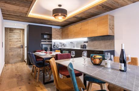 Alquiler al esquí Apartamento 4 piezas cabina duplex para 12 personas (1) - Résidence l'Orée du Bois - La Rosière - Comedor
