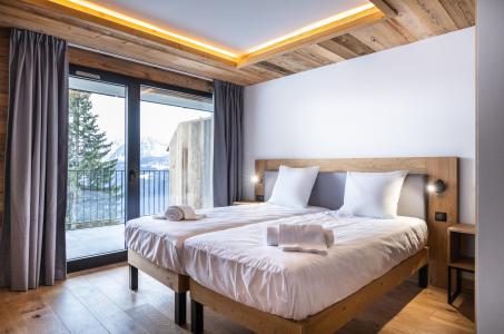 Ski verhuur Appartement duplex 4 kabine kamers 12 personen (1) - Résidence l'Orée du Bois - La Rosière - Kamer