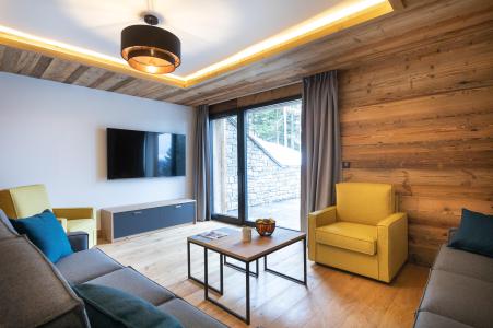 Ski verhuur Appartement duplex 4 kabine kamers 12 personen (1) - Résidence l'Orée du Bois - La Rosière - TV