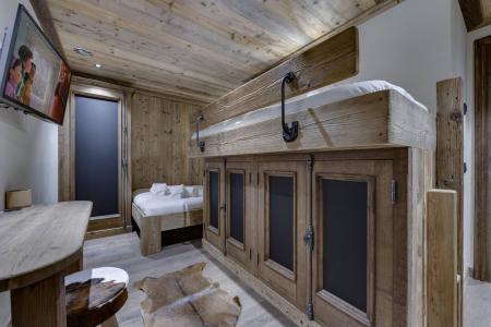 Rent in ski resort 3 room apartment 7 people (101) - Résidence la Charpenterie - La Rosière - Master bedroom
