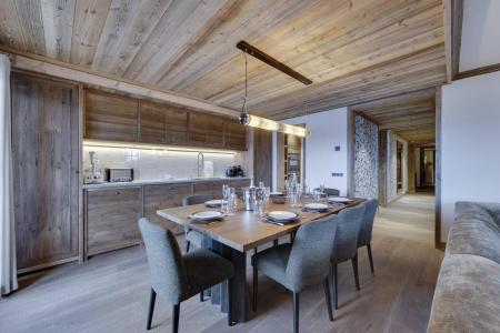 Rent in ski resort 4 room apartment 8 people (201) - Résidence la Charpenterie - La Rosière - Dining area