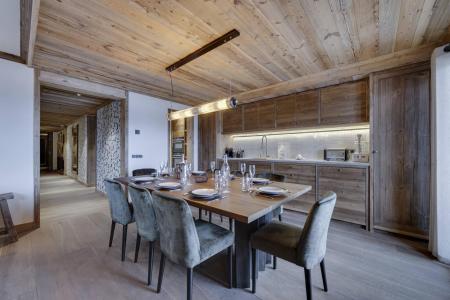 Rent in ski resort 4 room apartment 8 people (202) - Résidence la Charpenterie - La Rosière - Dining area