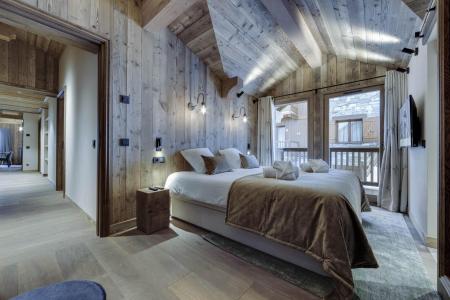 Rent in ski resort 4 room mezzanine apartment 6 people (302) - Résidence la Charpenterie - La Rosière - Bedroom