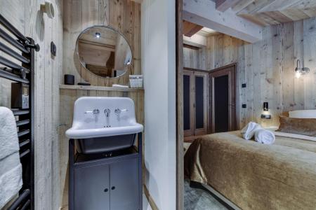 Rent in ski resort 4 room mezzanine apartment 6 people (302) - Résidence la Charpenterie - La Rosière - Bedroom