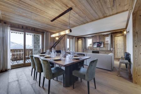 Location au ski Appartement 3 pièces 8 personnes (202) - Résidence la Charpenterie - La Rosière - Coin repas