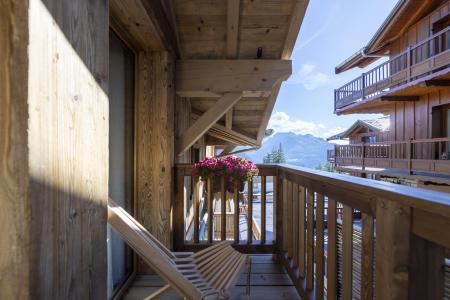 Ski verhuur Appartement 4 kamers mezzanine 6 personen (302) - Résidence la Charpenterie - La Rosière - Balkon