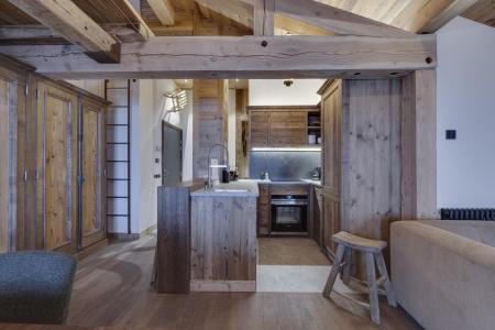 Ski verhuur Appartement 5 kamers 10 personen (301) - Résidence la Charpenterie - La Rosière - Keuken