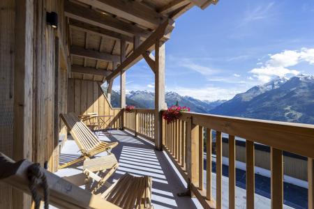 Skiverleih Wohnung 4 Mezzanine Zimmer 6 Leute (302) - Résidence la Charpenterie - La Rosière - Balkon