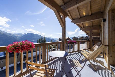 Skiverleih Wohnung 4 Mezzanine Zimmer 6 Leute (302) - Résidence la Charpenterie - La Rosière - Balkon