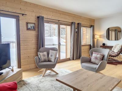 Rent in ski resort 3 room apartment 9 people (9) - Résidence Le Diamant des Cimes - La Rosière - Living room