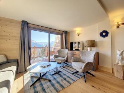 Ski verhuur Appartement 3 kamers 4 personen (11) - Résidence Le Diamant des Cimes - La Rosière - Woonkamer