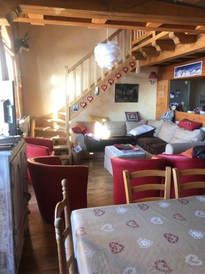 Rent in ski resort 4 room duplex apartment 10 people (39) - Résidence les Chalets du Valaisan - La Rosière - Living room