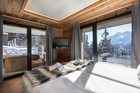 Rent in ski resort 6 room apartment cabin 14 people (4) - Résidence Orée Du Bois - La Rosière - Bedroom