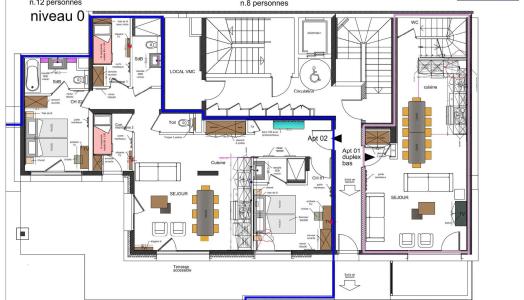 Location au ski Appartement 3 pièces cabine 8 personnes (2) - Résidence Orée Du Bois - La Rosière