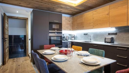 Alquiler al esquí Apartamento 6 piezas cabina duplex para 12 personas (1) - Résidence Orée Du Bois - La Rosière - Cocina