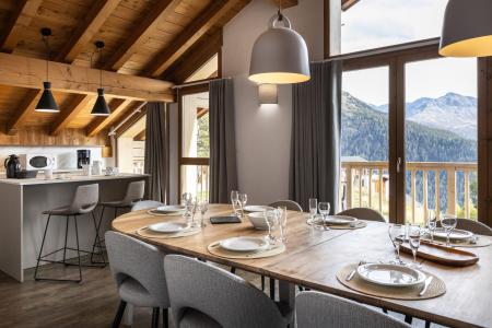 Rent in ski resort 7 room apartment 12 people (P2) - Résidence Perdrix - La Rosière - Living room