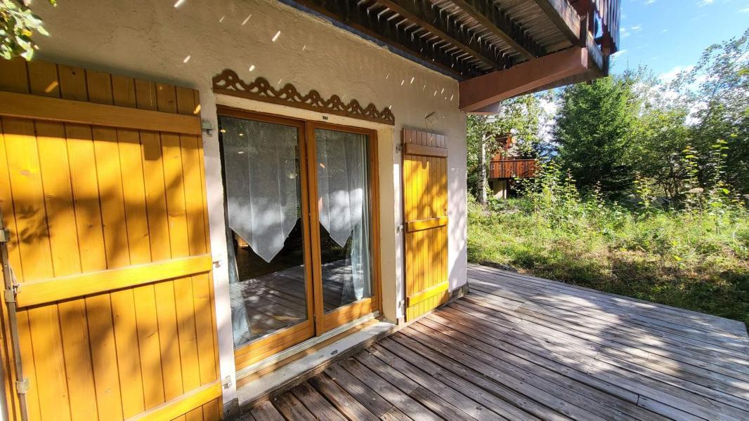 Skiverleih 2-Zimmer-Appartment für 4 Personen (2) - CHALET WOODY WOOD - La Tania - Terrasse