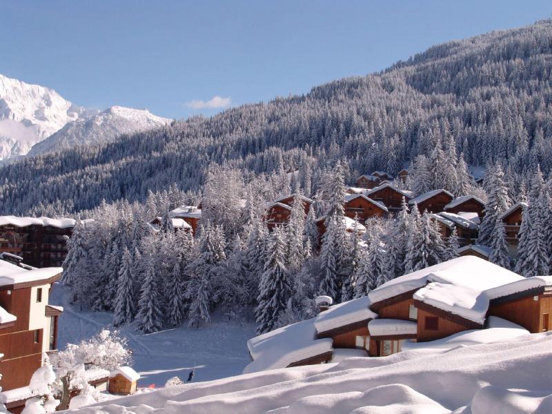 Vakantie in de bergen Les Chalets de la Tania - La Tania - Buiten winter