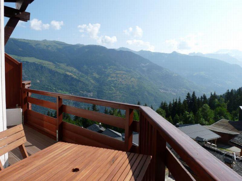 Skiverleih 3-Zimmer-Holzhütte für 6 Personen (606) - Résidence Grand Bois - La Tania - Balkon