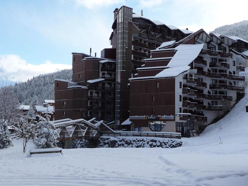 Ski verhuur Appartement 3 kamers 6 personen (403) - Résidence Grand Bois - La Tania - Buiten winter