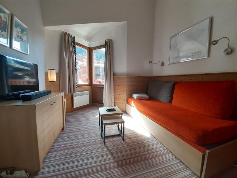 Rent in ski resort 2 room apartment 4 people (512) - Résidence le Britania - La Tania - Living room