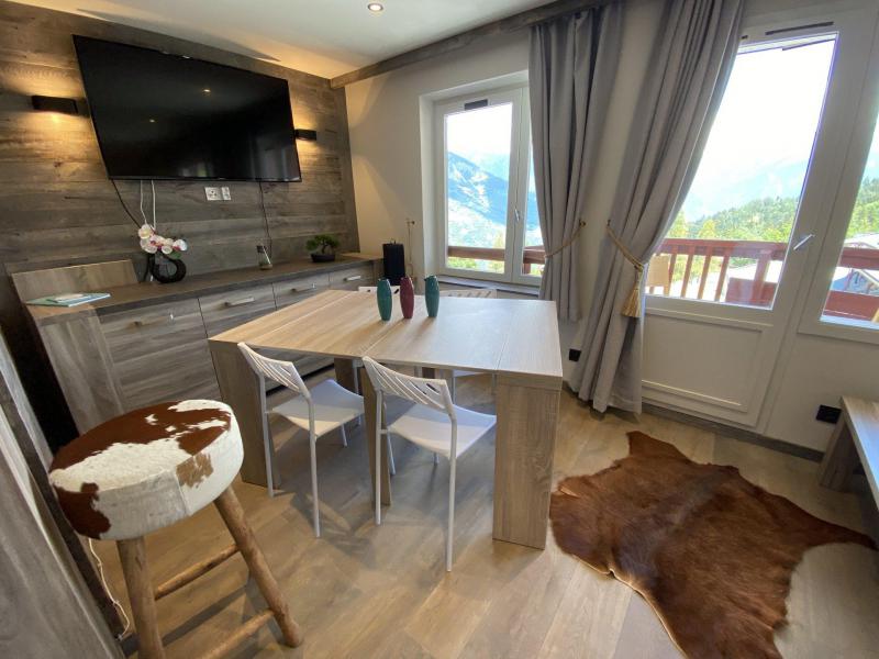 Skiverleih 3-Zimmer-Appartment für 7 Personen (210-211) - Résidence le Britania - La Tania - Wohnzimmer