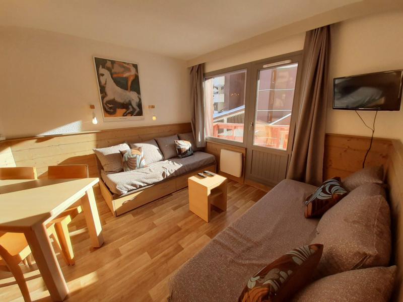 Ski verhuur Appartement 1 kamers 4 personen (208) - Résidence le Britania - La Tania - Woonkamer