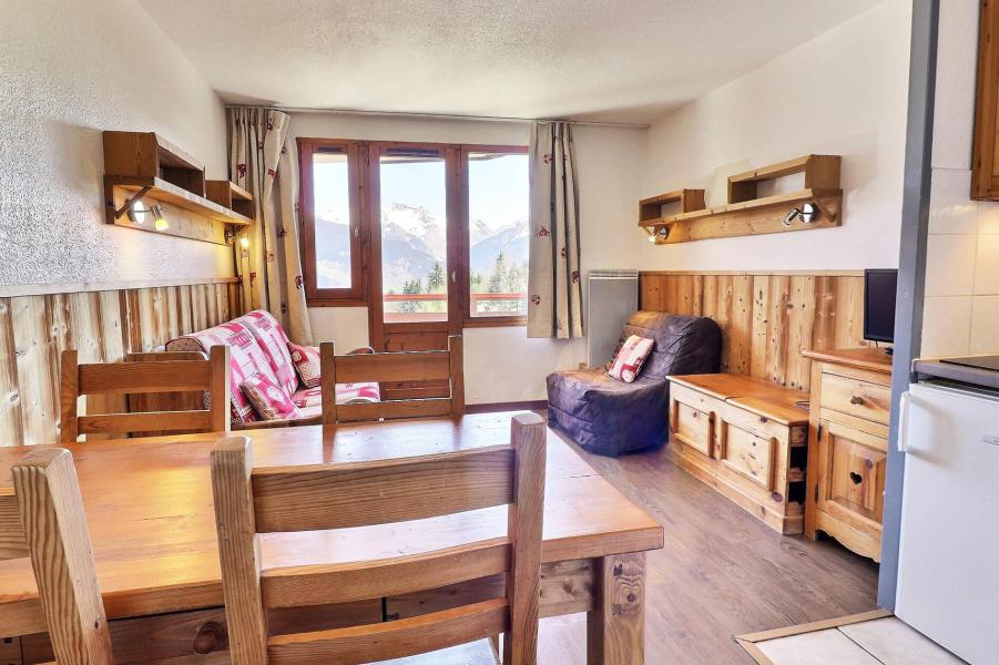 Skiverleih 2-Zimmer-Appartment für 4 Personen (516) - Résidence le Grand Bois A - La Tania - Wohnzimmer