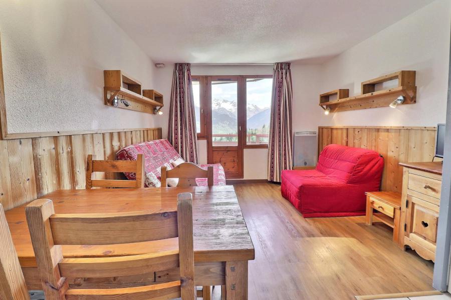 Skiverleih 2-Zimmer-Appartment für 4 Personen (716) - Résidence le Grand Bois A - La Tania - Wohnzimmer